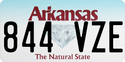 AR license plate 844VZE