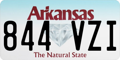 AR license plate 844VZI