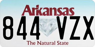 AR license plate 844VZX