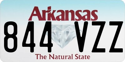 AR license plate 844VZZ