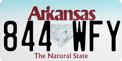 AR license plate 844WFY