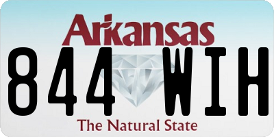 AR license plate 844WIH