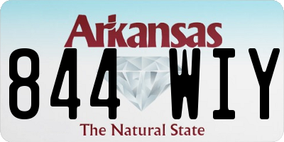 AR license plate 844WIY