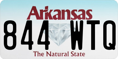 AR license plate 844WTQ