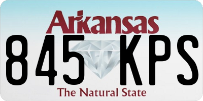 AR license plate 845KPS
