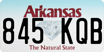 AR license plate 845KQB