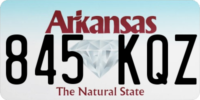 AR license plate 845KQZ