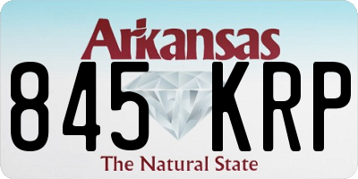 AR license plate 845KRP