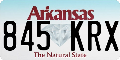 AR license plate 845KRX