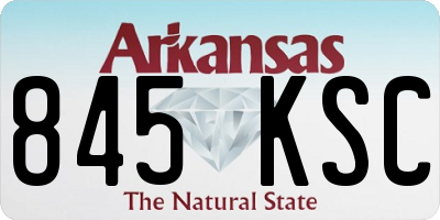 AR license plate 845KSC