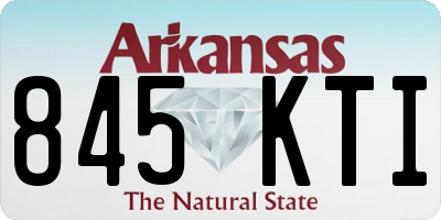 AR license plate 845KTI