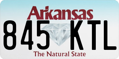 AR license plate 845KTL