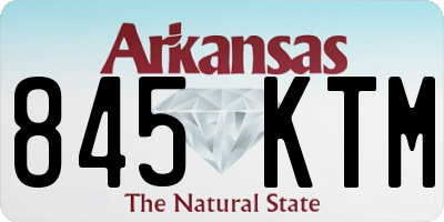 AR license plate 845KTM