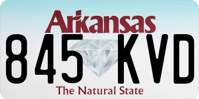 AR license plate 845KVD