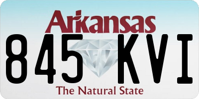 AR license plate 845KVI