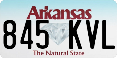 AR license plate 845KVL