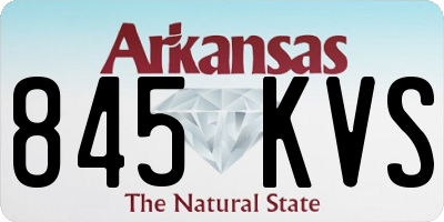 AR license plate 845KVS
