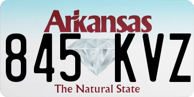 AR license plate 845KVZ