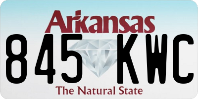 AR license plate 845KWC