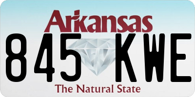 AR license plate 845KWE