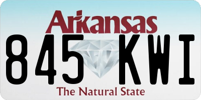 AR license plate 845KWI