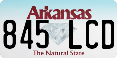 AR license plate 845LCD