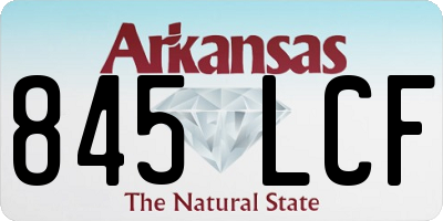 AR license plate 845LCF