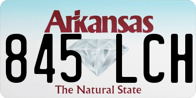 AR license plate 845LCH