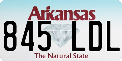 AR license plate 845LDL