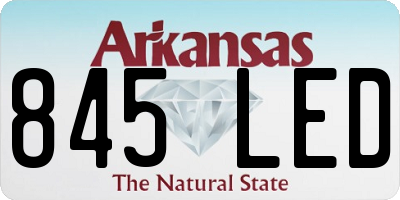 AR license plate 845LED