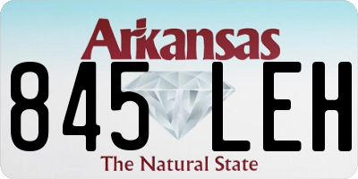 AR license plate 845LEH