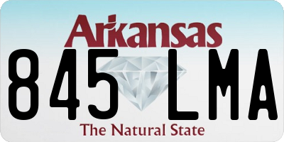 AR license plate 845LMA