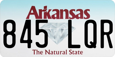 AR license plate 845LQR
