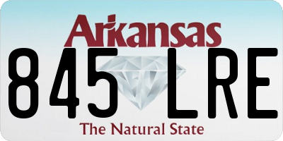 AR license plate 845LRE