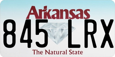 AR license plate 845LRX