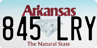 AR license plate 845LRY