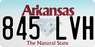 AR license plate 845LVH