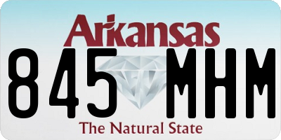 AR license plate 845MHM