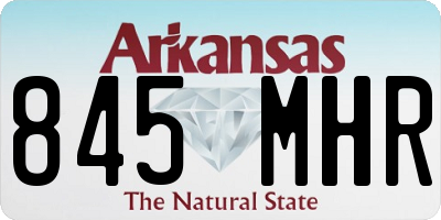 AR license plate 845MHR