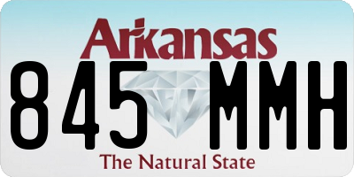 AR license plate 845MMH