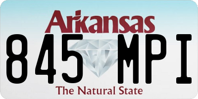 AR license plate 845MPI