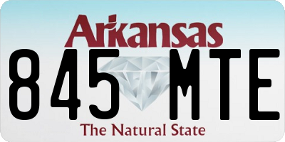 AR license plate 845MTE