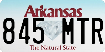 AR license plate 845MTR