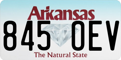 AR license plate 845OEV