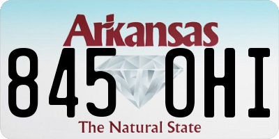 AR license plate 845OHI