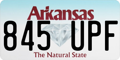 AR license plate 845UPF