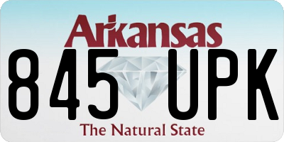 AR license plate 845UPK