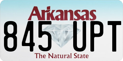 AR license plate 845UPT