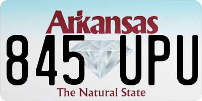 AR license plate 845UPU