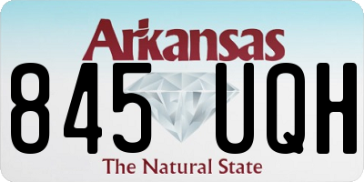 AR license plate 845UQH